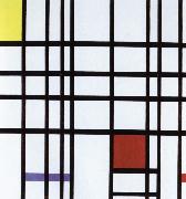 compostition with yellow,blue and red,1937 to 42 Piet Mondrian